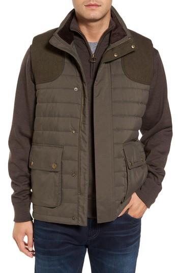 Men's Barbour Bradford Baffle Quilt Vest - Green