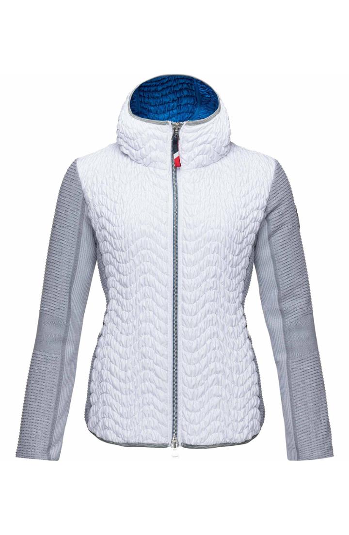 Women's Rossignol Palmares Light Hooded Jacket - White