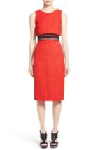 Women's Oscar De La Renta Popover Sheath Dress