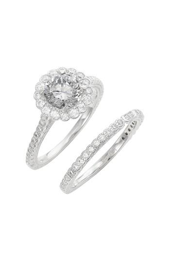 Women's Lafonn Simulated Diamond Engagement Ring And Band