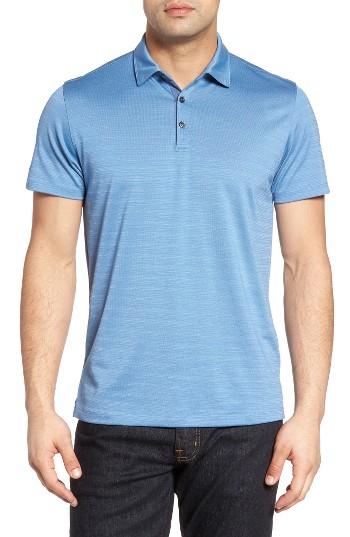 Men's Robert Barakett Walsh Polo, Size - Blue
