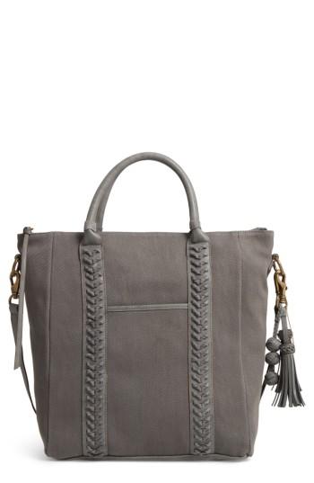 Elle & Jae Gypset Zaragoza Canvas & Faux Leather Tote -