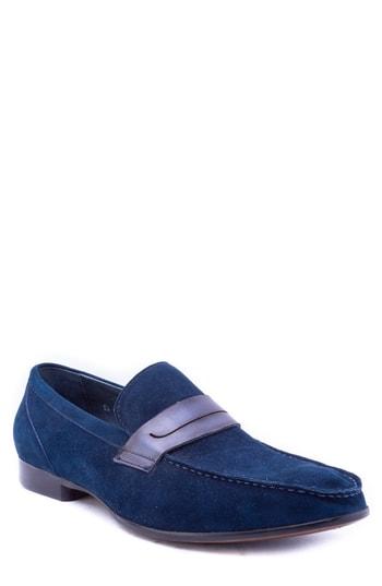 Men's Zanzara Opie Penny Loafer M - Blue