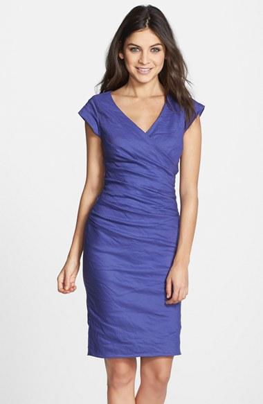 Women's Nicole Miller Metallic Body-con Dress - Blue