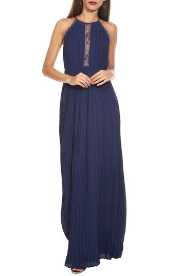 Women's Tfnc Haven Halter Neck Gown - Blue