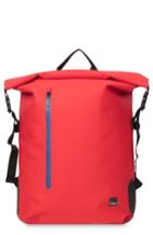 Men's Knomo London Thames Cromwell Roll Top Backpack - Red