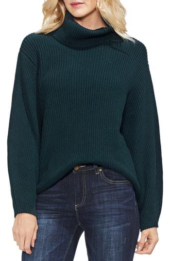 Women's Vince Camuto Slouchy Turtleneck Sweater - Green