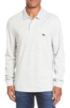 Men's Rodd & Gunn Long Sleeve Pique Polo, Size - Grey