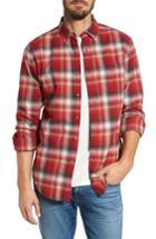 Men's Pendleton Lister Ombre Plaid Sport Shirt - Red