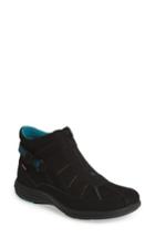 Women's Aravon 'beverly' Waterproof Midi Sneaker .5 D - Black