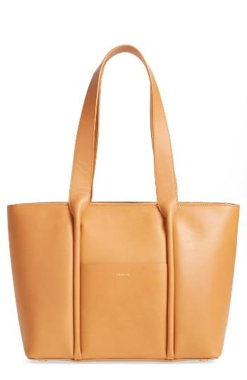 Skagen Lisabet Leather Tote - Beige