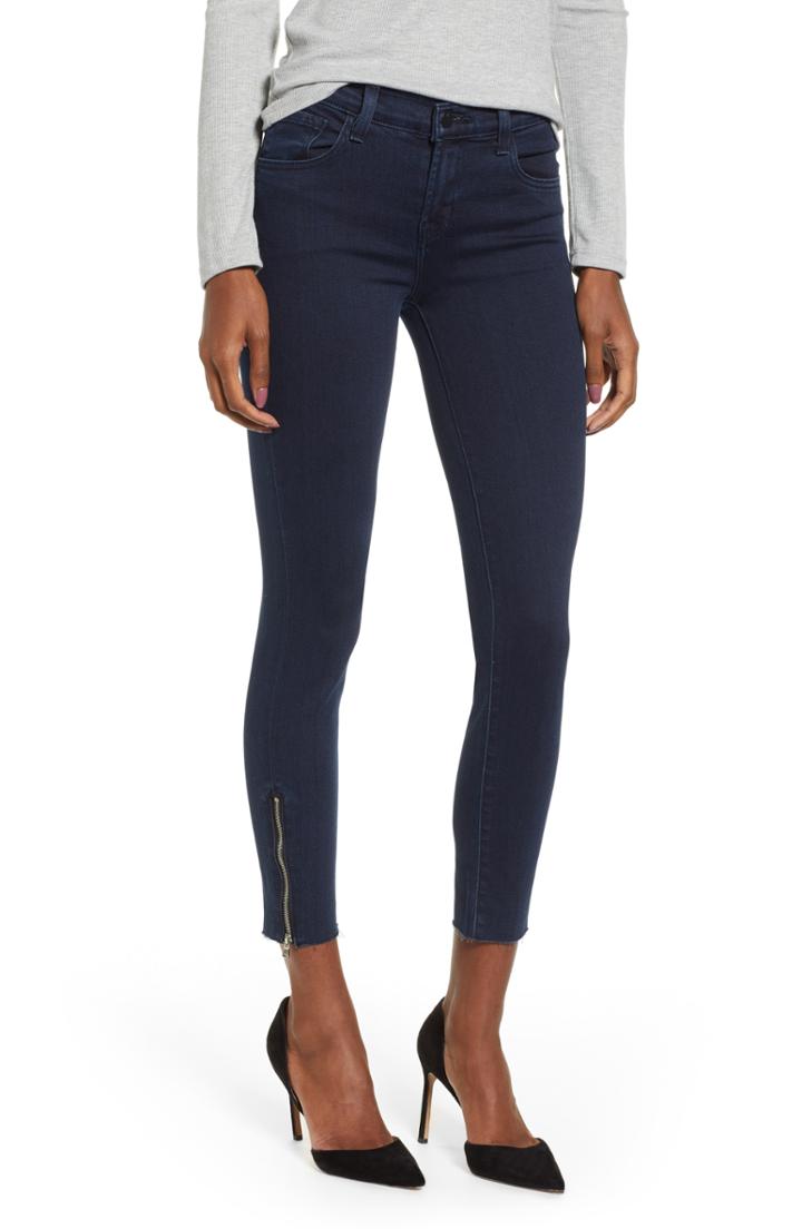 Women's J Brand 835 Zip Hem Crop Skinny Jeans