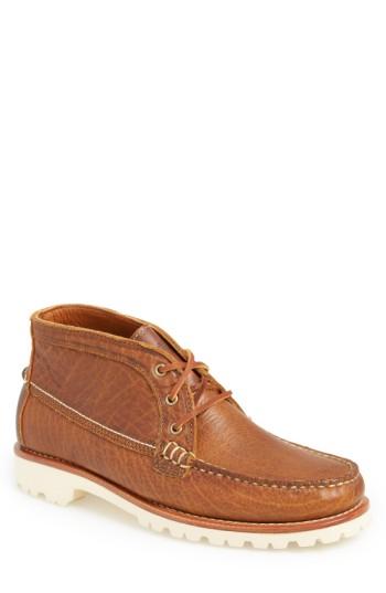 Men's Trask 'charlo' Moc Toe Boot M - Brown