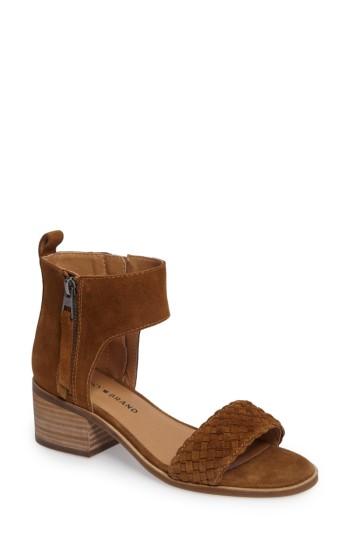 Women's Lucky Brand Nichele Braided Sandal M - Brown
