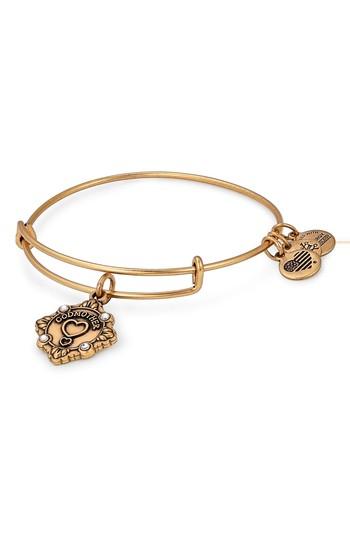 Women's Alex And Ani Because I Love You Godmother Charm Bangle