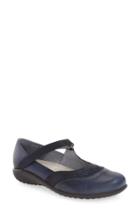 Women's Naot 'luga' Mary Jane Wedge Us / 38eu - Blue