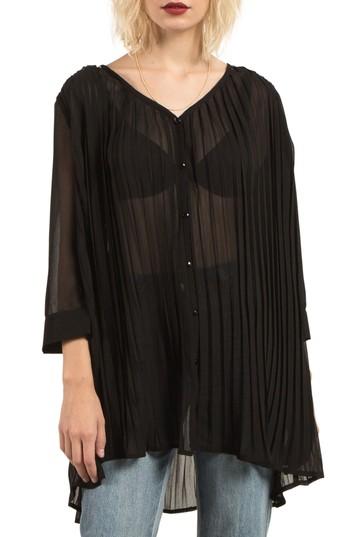 Women's Volcom Pleat Down Tunic Top