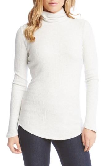 Women's Karen Kane Angled Sleeve Turtleneck - Grey