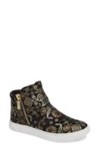 Women's Kenneth Cole New York 'kiera' Zip High Top Sneaker M - Beige