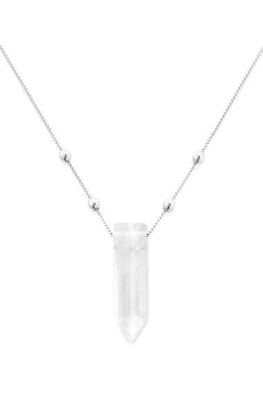 Women's Alex And Ani Semiprecious Stone Pendant Necklace