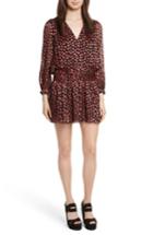 Women's Alice + Olivia Tessie Drop Waist Dress - Red