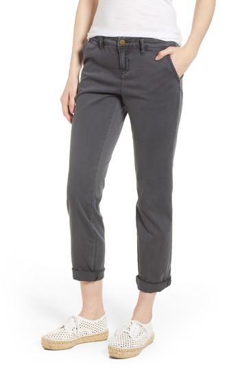 Women's Caslon Boyfriend Chinos - Grey