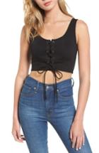 Women's Soprano Lace-up Crop Top
