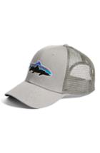 Men's Patagonia Fitz Roy Trout Trucker Hat - Grey