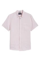 Men's 1901 Trim Fit Linen Sport Shirt - Pink