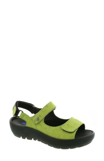 Women's Wolky Rio Sandal -7.5us / 38eu - Green