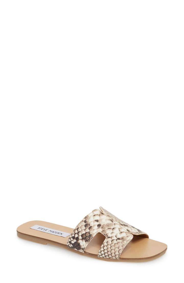 Women's Steve Madden Sayler Slide Sandal .5 M - Beige