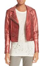 Women's Iro Metallic Leather Jacket
