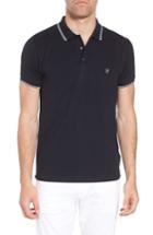 Men's French Connection Cotton Polo Shirt - Blue