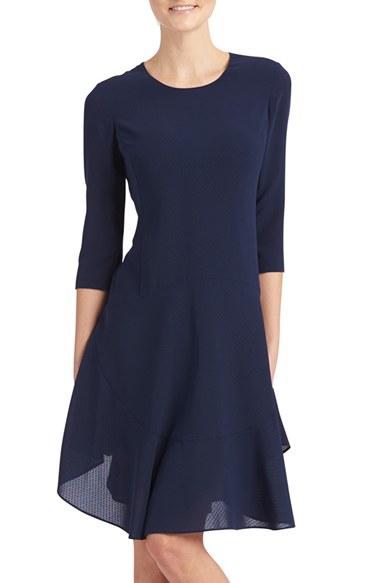 Women's Donna Morgan Crepe Fit & Flare Dress