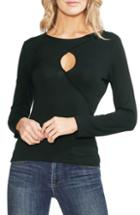Women's Vince Camuto Keyhole Top - Black