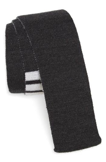 Men's Thom Browne 4-bar Wool Knit Tie
