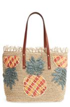 Tommy Bahama Mama Woven Straw Tote - Beige