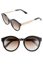 Women's Jimmy Choo 'pepys' 50mm Retro Sunglasses - Black