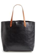 Madewell 'the Transport' Leather Tote - Black