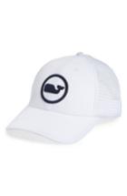 Men's Vineyard Vines Whale Dot Trucker Cap - White