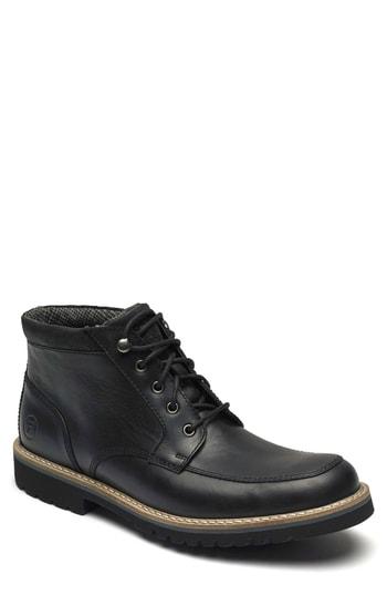 Men's Rockport Marshall Moc Toe Boot M - Black