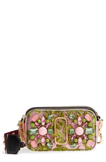Marc Jacobs Snapshot Brocade Crossbody Bag - Green