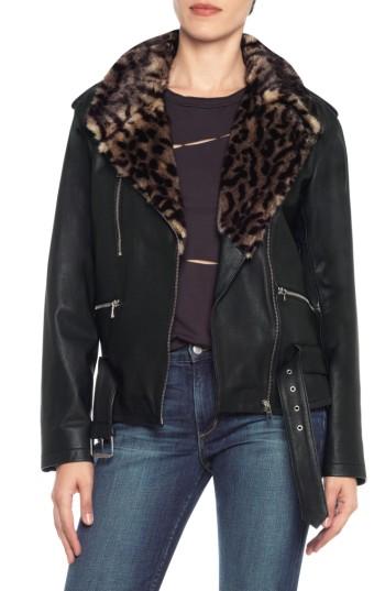 Women's Joe's Riley Leather Biker Jacket