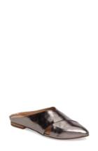 Women's Linea Paolo Mora Cross Strap Mule .5 M - Metallic