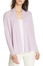 Women's Eileen Fisher Shaped Organic Linen Cardigan, Size - Purple