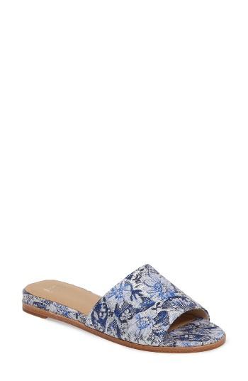 Women's Marc Fisher D Wyndi Slide Sandal, Size 9 M - Blue