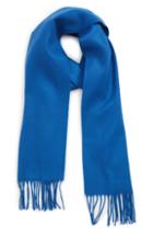 Men's The Rail Solid Fringed Scarf, Size - Blue