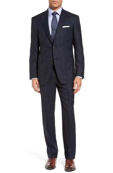 Men's Samuelsohn Beckett Classic Fit Solid Wool Suit