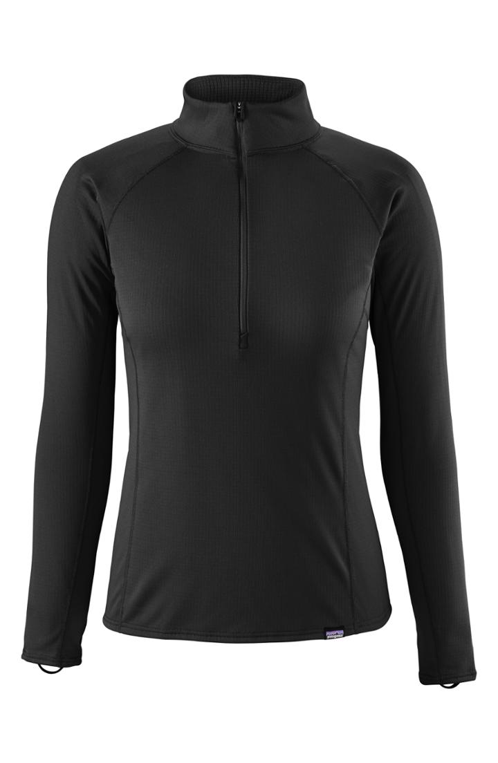 Women's Patagonia Capilene Midweight Half Zip Top - Black