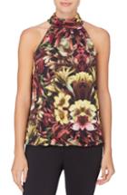Women's Catherine Catherine Malandrino Emma Floral Blouse - Red